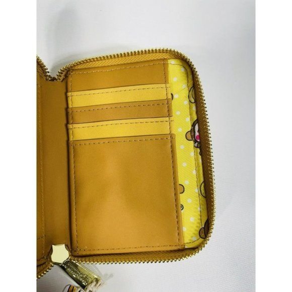 Loungefly Sanrio Monkichi Monkey Banana Scented Cosplay Zip Around Wallet Brown - Picture 6 of 7